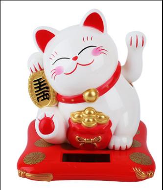 Solar Powered Cat Ornament Innovative Art Crafts-HA00342-Veeddydropshipping