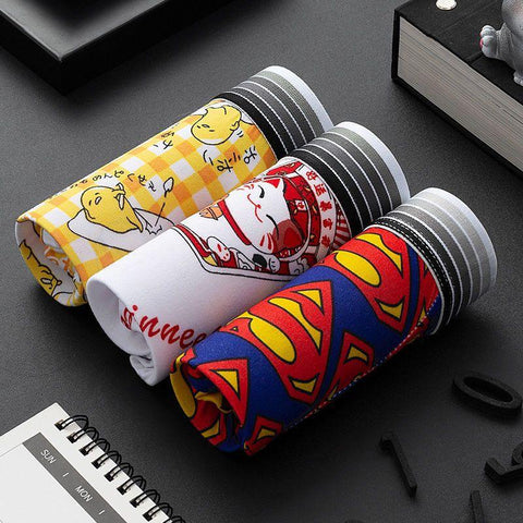 Cartoon Fashionable Underwear Middle Waist Comfortable-MF01477-Veeddydropshipping