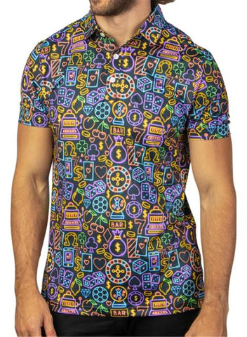 Sunday Swagger Men's golf shirt summer short sleeve fast drying breathable-OS00875-Veeddydropshipping
