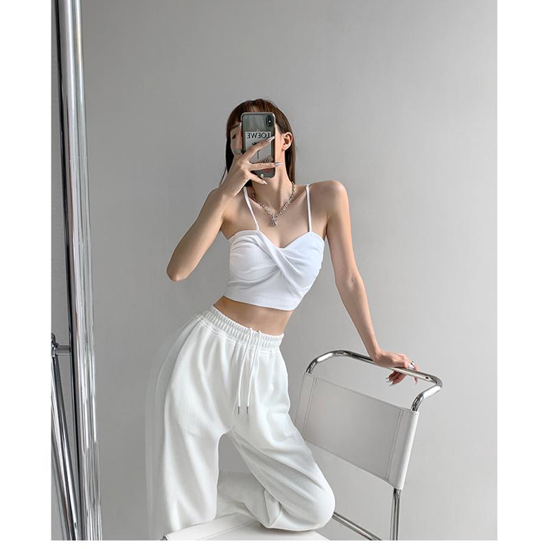 Pleated Cross Design Solid Color Suspender-WF00046-Veeddydropshipping