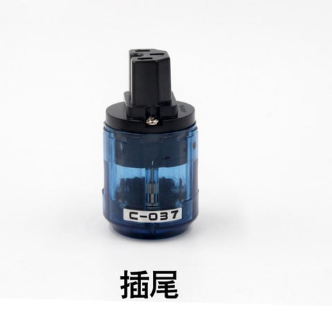 Oyaide C-037 P-037 US Power Plug Rhodium Plated  IEC Audio Connector -CE00248-Veeddydropshipping