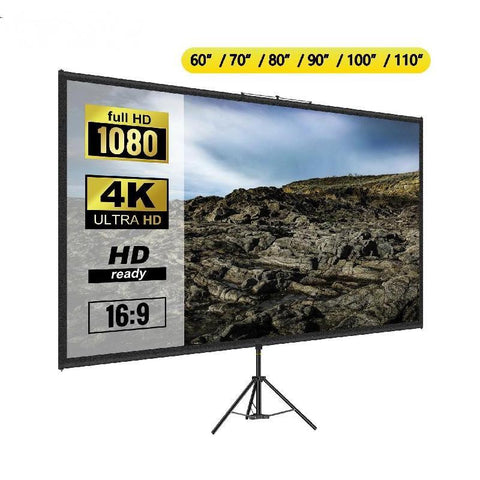 Tripod Projector Screen Portable Home Cinema-Veeddydropshipping