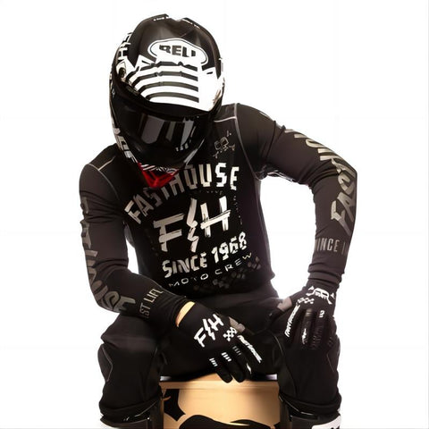 Motocross Jersey Maillot Ciclismo Hombre DH MOTO MTB MX Downhill -OS00693-Veeddydropshipping