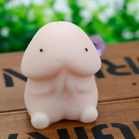 2PCS Funny Penis Shape Slow Rebound PU Decompression Toy Slow-TB01506-Veeddydropshipping