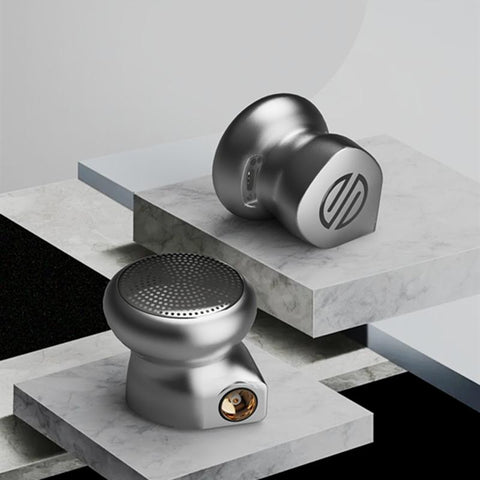 Flat Head Plug Bass Metal In Ear Earphone-Veeddydropshipping
