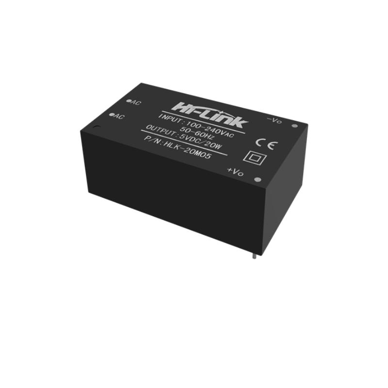 Free shipping HLK-20M05  AC DC 220V 5V 20W   isolated switching step -CE00561-Veeddydropshipping