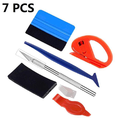 12Pcs Car Wrap Vinyl Scrapers High Quality Car Wrapping Tools Kit-AM00483-Veeddydropshipping