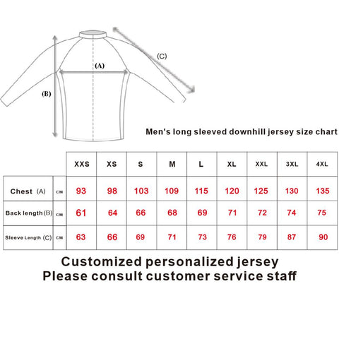 Motocross jersey Downhill Jerseys Men Motocross Sportwear Clothing Mountain-OS00785-Veeddydropshipping