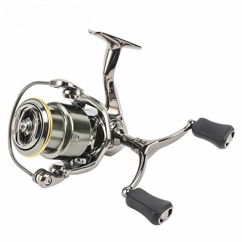 BLAST Shallow Spool Spinning Reel Double Handle Ratio 5.2:1 Brake Force 12kg -OS00327-Veeddydropshipping