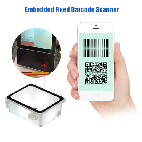 2D barcode scanner USB 2D barcode reader USB RS232 TTL interface Kiosk small fixed-Veeddydropshipping