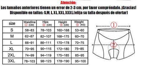 cycling Shorts 9D 19D 20D  Underpants Mountain Bike Sports-OS00489-Veeddydropshipping