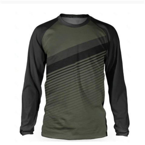 Breathable Quick Drying Men's Long Sleeve Mountain Bike Jerseys Summer -OS00698-Veeddydropshipping