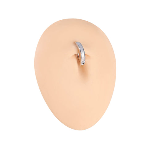 Butterfly Shape Zircon Clicker Belly Button Ring For Women-JW01381-Veeddydropshipping