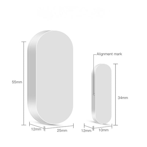 Smart Tuya WiFi Zigbee Window and Door Sensor  Door Open/Closed Detectors -CE00518-Veeddydropshipping
