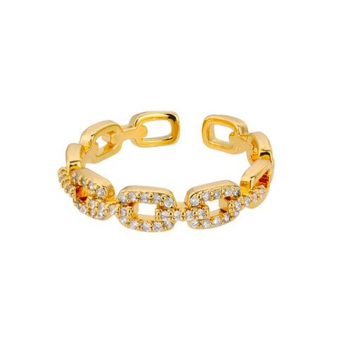 Stainless Steel Smooth Double Ball Beads Rings For Woman Open-JW01389-Veeddydropshipping