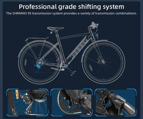 Max Electric Bicycle 250W 36V 10AH 75km Range 27.5Inch Outdoor Mountain Ebike -OS00941-Veeddydropshipping