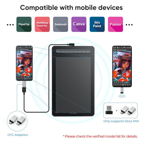 Wireless Digital Drawing Tablets Graphics Bluetooth -CO00065-Veeddydropshipping