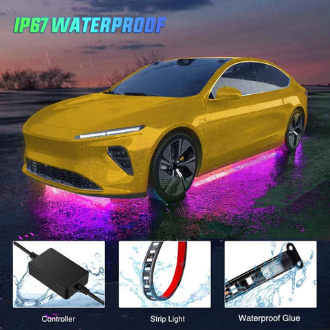 Car Underbody Neon Lights Flexible LED Strip Light Automobile Underglow-AM00080-Veeddydropshipping