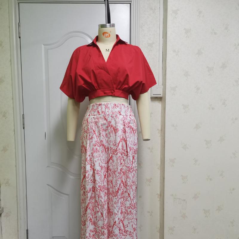 Womens Sets Sexy Mid Sleeve Shirt-Veeddydropshipping