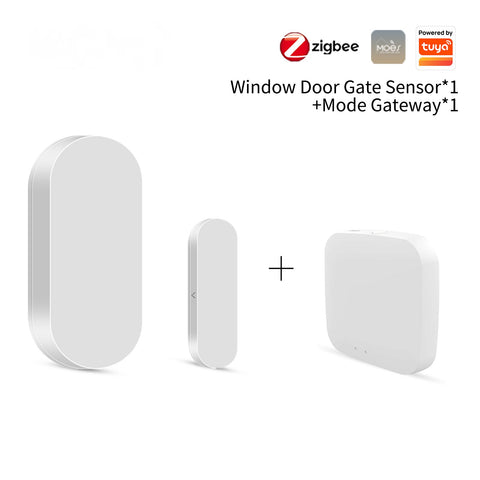 Smart Tuya WiFi Zigbee Window and Door Sensor  Door Open/Closed Detectors -CE00518-Veeddydropshipping