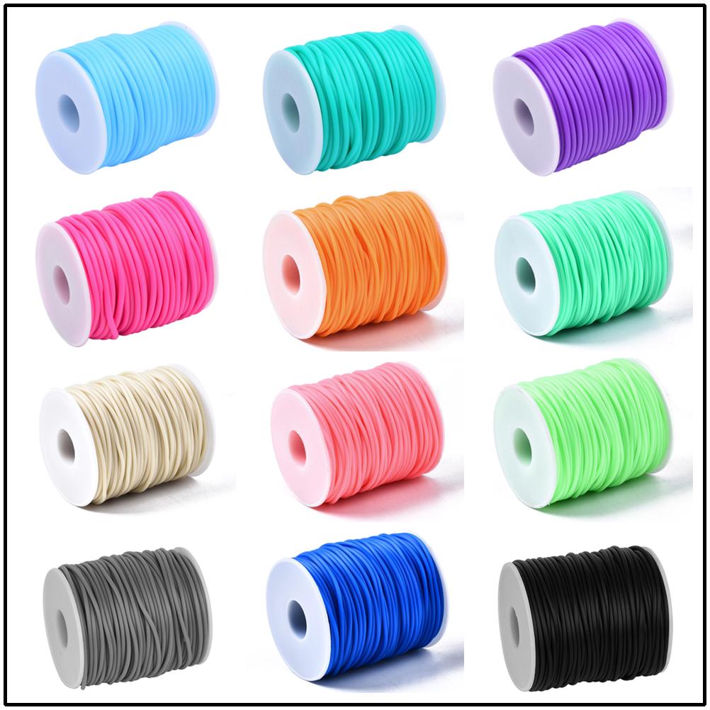 Hollow Pipe CordsSolid Rubber Tube Cord for jewelry making DIY -JW01585-Veeddydropshipping