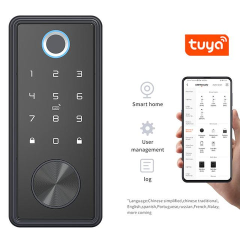 Smart Door Lock With Biometric Fingerprint-CO00603-Veeddydropshipping