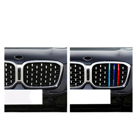 Front Grill Stripes Covers Grid Stripes Clips Trim-AM00950-Veeddydropshipping