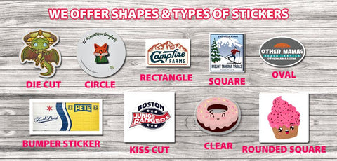 Square Sticker for brand company logo-HA00005-Veeddydropshipping