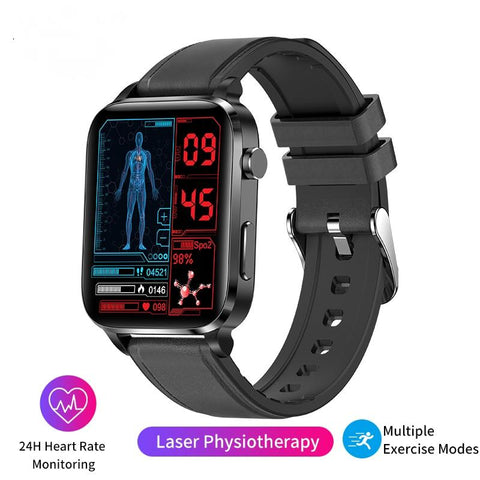 Smart Watch Men Laser Treatment Of Hypertension Hyperglycemia Heart -CE00543-Veeddydropshipping