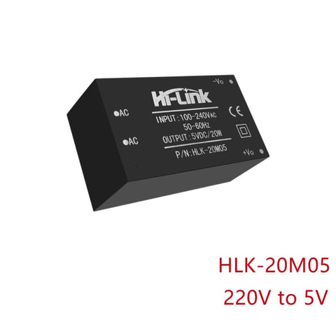 Free shipping HLK-20M05  AC DC 220V 5V 20W   isolated switching step -CE00561-Veeddydropshipping