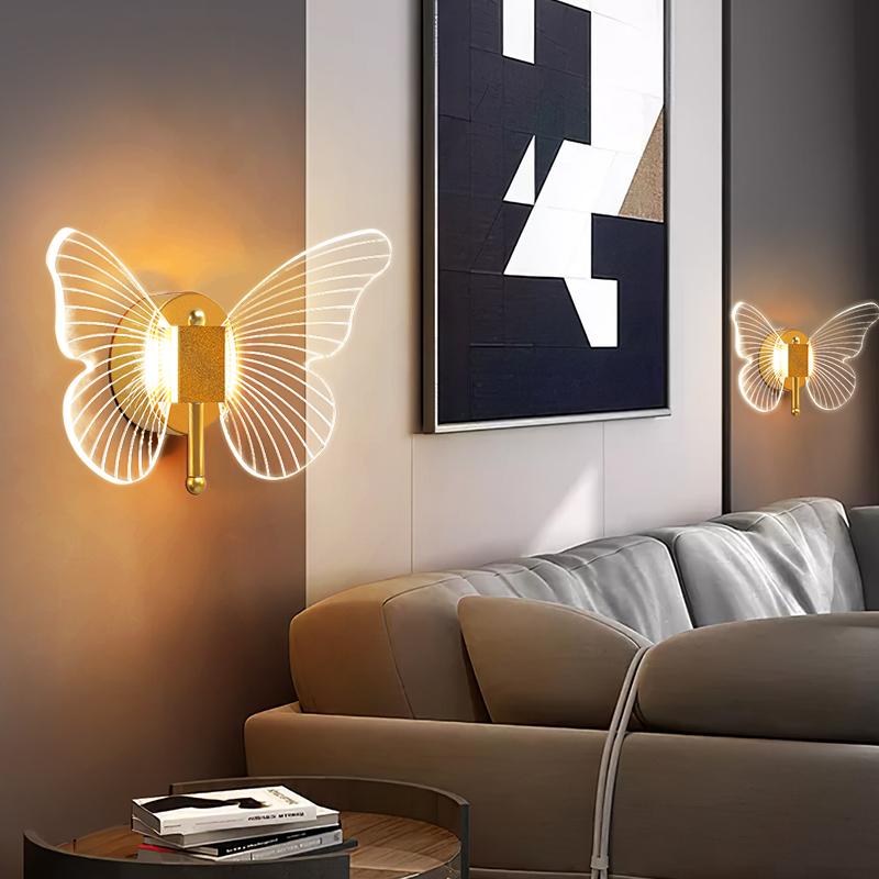 LED Butterfly Wall Lamp Indoor Lighting-TI00467-Veeddydropshipping