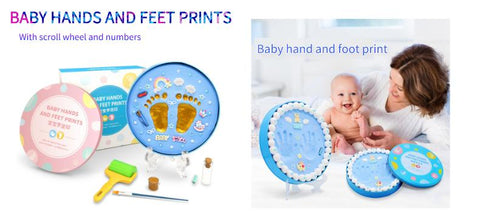 Safe Newborn Baby Souvenirs Hand Foot Print Baby Handprint Footprint-TB00697-Veeddydropshipping