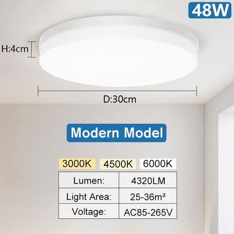 Round Led Ceiling Lamp  Lustre Lighting-TI00294-Veeddydropshipping