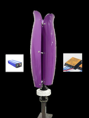 Vertical Wind Turbine System Power With Controller-TI00655-Veeddydropshipping