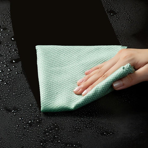 Microfiber Glass Cleaning Cloth Rag-HA01079-Veeddydropshipping
