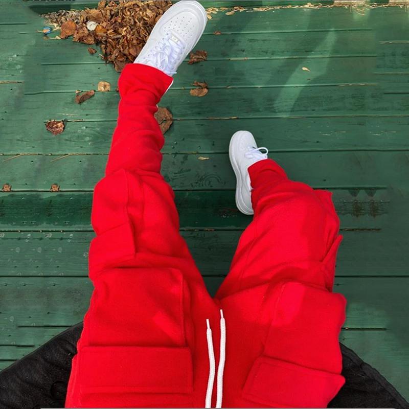 Cargo Pants Pockets Sweat Pants Casual Trousers-Veeddydropshipping