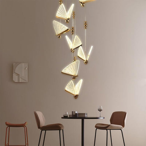Butterfly Led Pendant Lights Hanging Lamp-TI00314-Veeddydropshipping