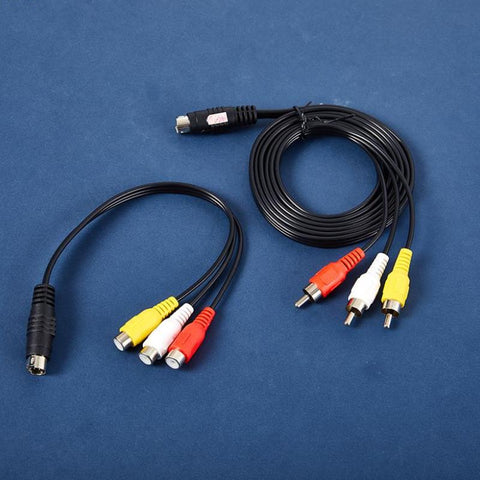 RCA Audio Video Cable Game Cable Transfer Cable S Terminal 4 Pin To AV -CE01453-Veeddydropshipping
