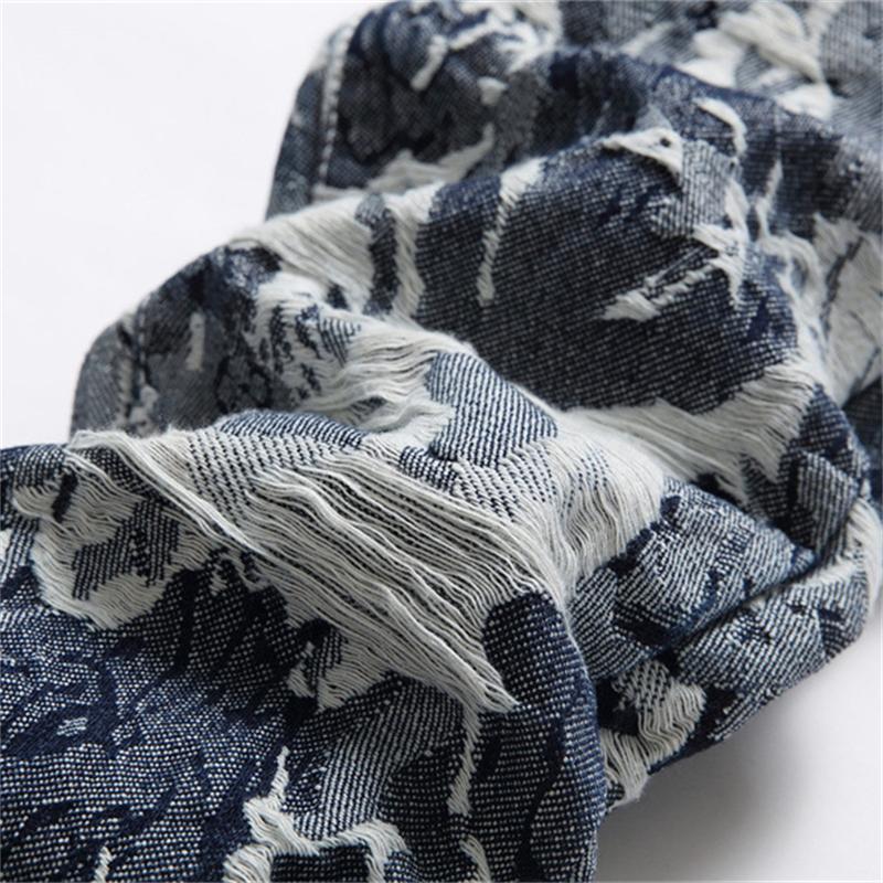 Winter Embroidered Leopard Print Jeans High-End-Veeddydropshipping