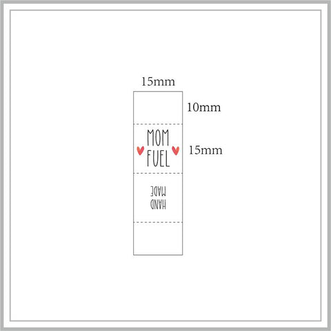 Folding Labels Twill Ribbon Logo Labels-HA00063-Veeddydropshipping