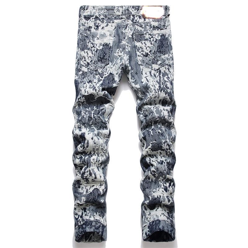 Winter Embroidered Leopard Print Jeans High-End-Veeddydropshipping