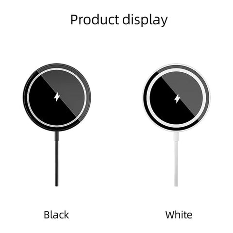 Type C Usb Quick Magnetic Charger 15W Black Mini-PA01117-Veeddydropshipping