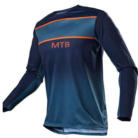 Long Sleeve Motocross Tops Mountain Bike Off-Road Shirt Racing Gear Downhill -OS00697-Veeddydropshipping