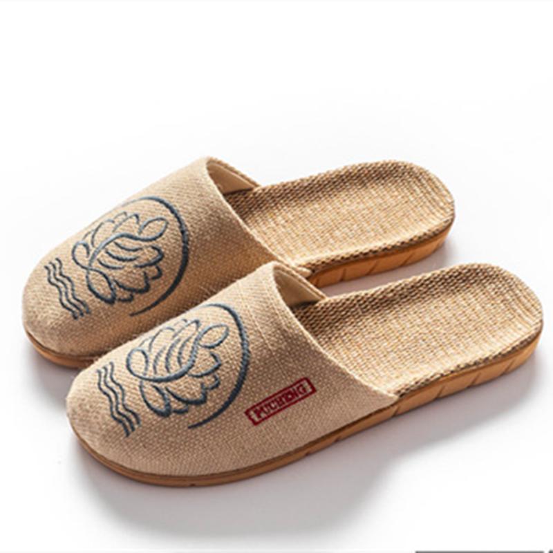 Slippers Summer Embroider Chinese Style Lover Home-BS01281-Veeddydropshipping