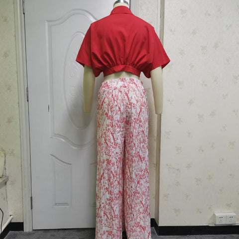 Womens Sets Sexy Mid Sleeve Shirt-Veeddydropshipping