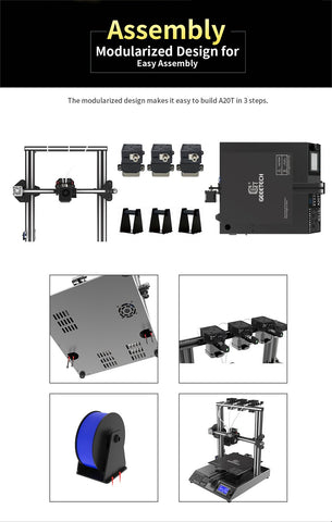 3D Printer with Extruder DIY Kit-CO01052-Veeddydropshipping