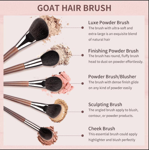 Face Makeup Brush Tapered Highlighter Cosmetic-BH00747-Veeddydropshipping