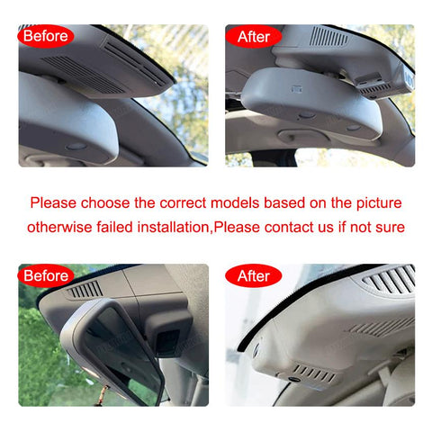 For Mercedes Benz ML 2012 2015 W164 W166 Front and Rear 4K Dash-AM00572-Veeddydropshipping