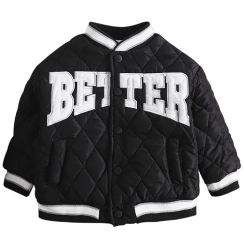 Boys Outerwear Winter Children Fashion Thick Baseball Uniform Jacket-TB01205-Veeddydropshipping