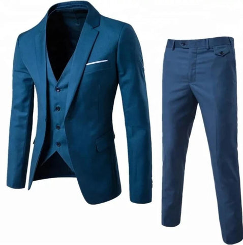 Fashion Wedding Suit Groom Wear  Notched Lapel Skinny-MF01256-Veeddydropshipping